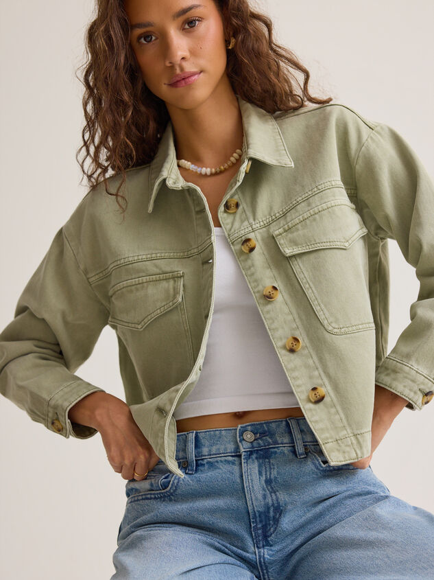 Becca Cropped Jacket Detail 7 - AS Kids