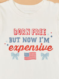 Born Free Ruffle Sleeve Tee Detail 2 - ALTAR'D STATE KIDS