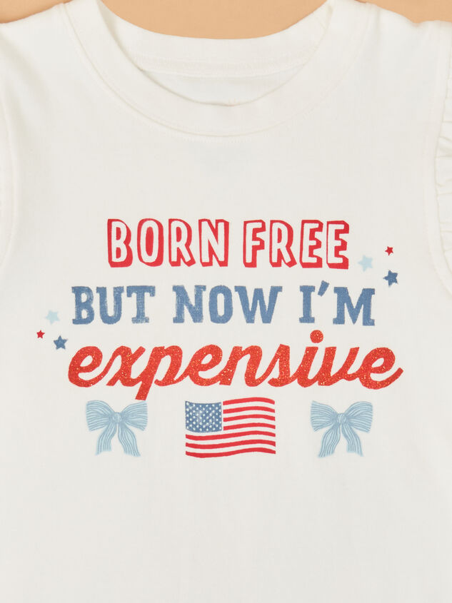 Born Free Ruffle Sleeve Tee Detail 2 - ALTAR'D STATE KIDS