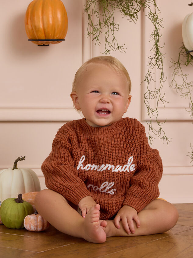 Homemade Rolls Knit Bodysuit Detail 6 - AS Kids