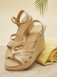 Skylar Espadrille Wedges Detail 2 - ALTAR'D STATE KIDS
