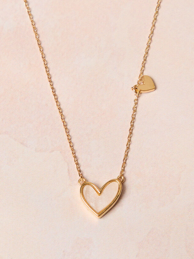 18K Gold Dainty Twin Heart Necklace - ALTAR'D STATE KIDS