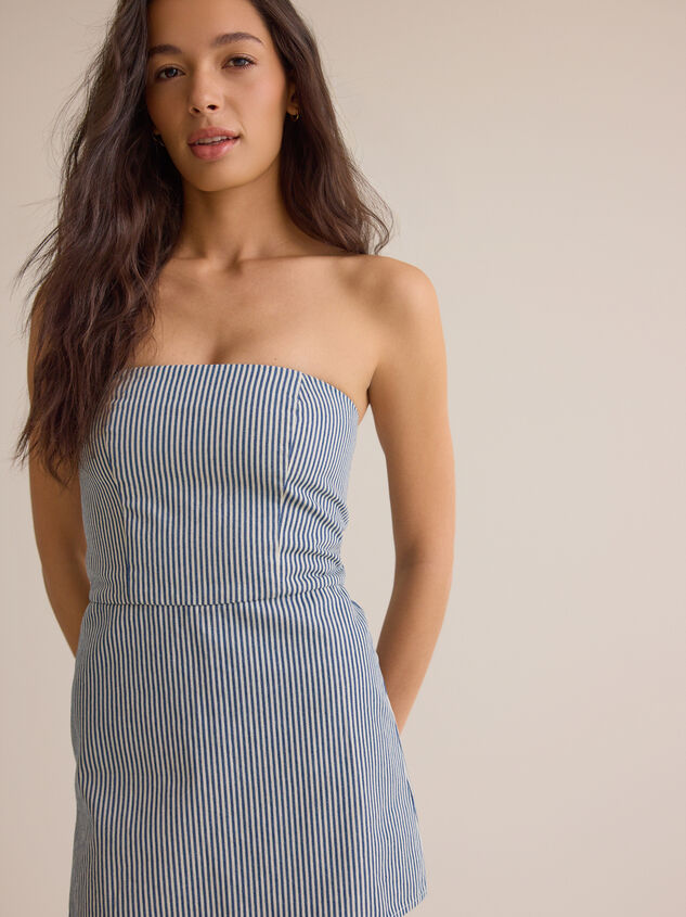 Paityn Stripe Strapless Romper - AS Kids
