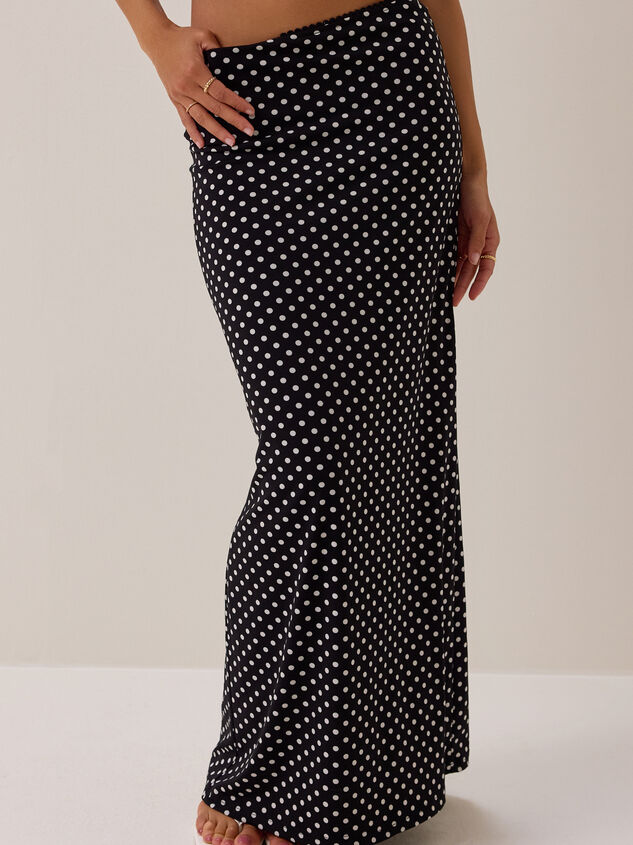 Priscilla Polka Dot Maxi Skirt Detail 2 - AS Kids
