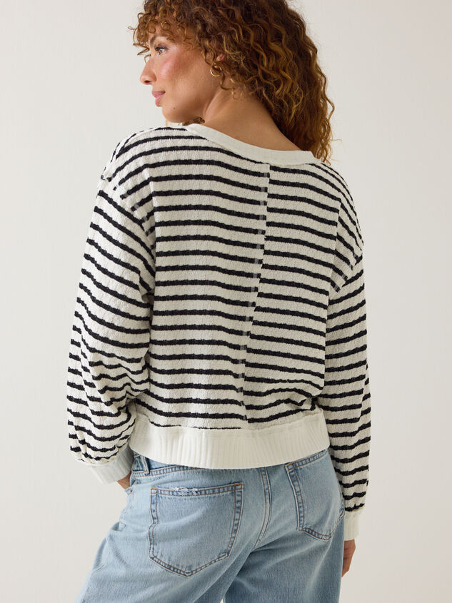 Cady Striped Crew Detail 4 - AS Kids