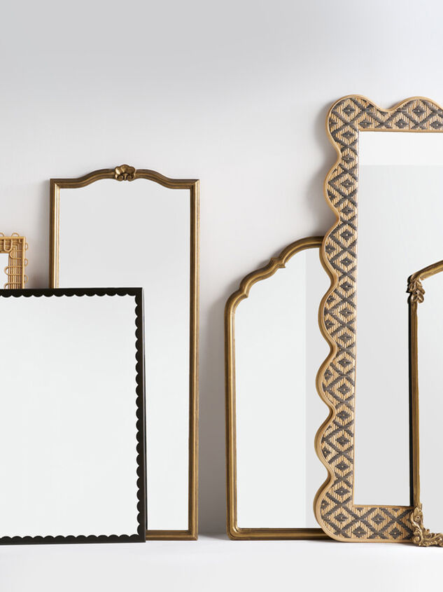 Colette Gilded Wood Mirror Detail 2 - ALTAR'D STATE KIDS