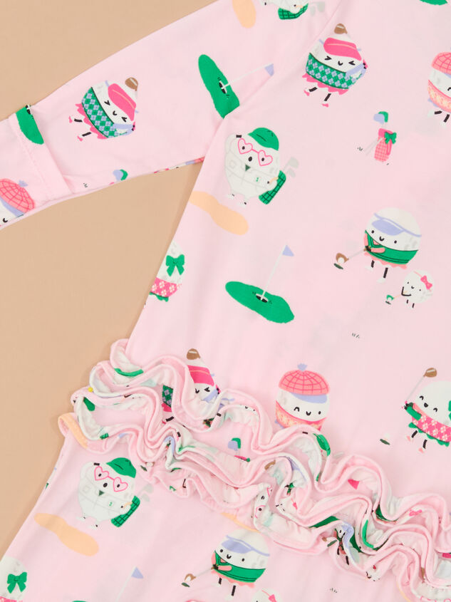 Dreaming of the Green Ruffle Footie Detail 5 - ALTAR'D STATE KIDS