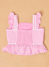 Tylee Ric Rac Top and Shorts Set Detail 4 - ALTAR'D STATE KIDS