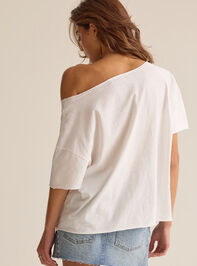 London Off Shoulder Tee Detail 6 - AS Kids