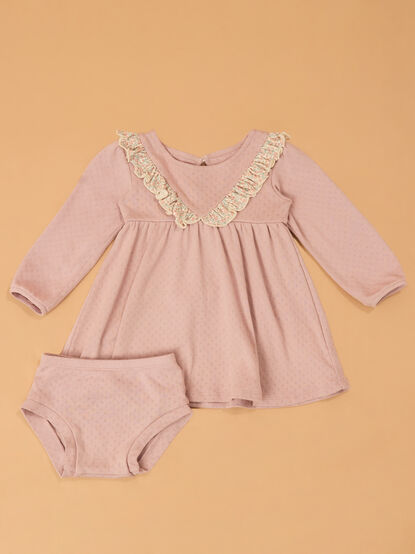 Kate Floral Pointelle Dress - AS Kids