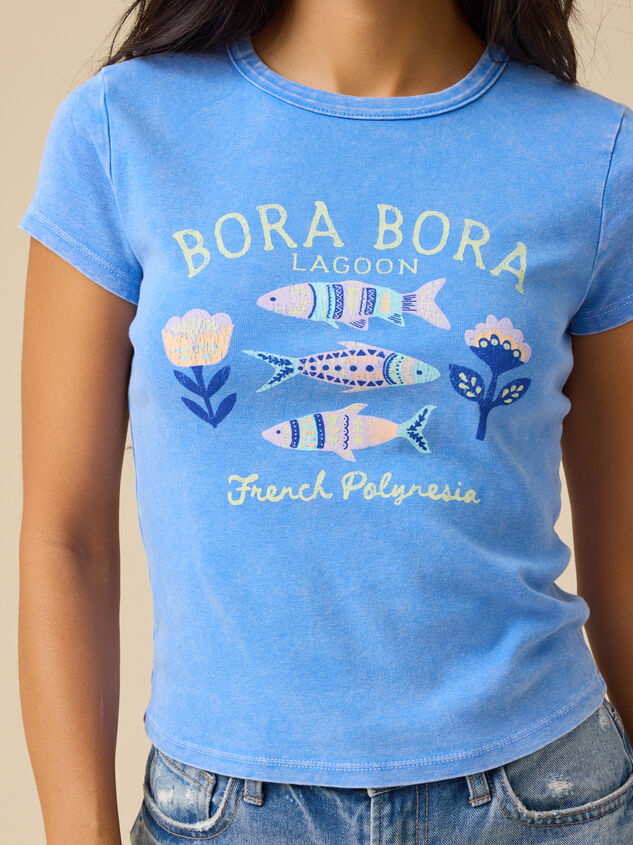 Bora Bora Baby Tee Detail 3 - ALTAR'D STATE KIDS