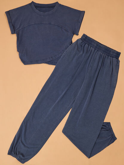 Addison Layered Tee and Jogger Set - AS Kids