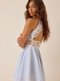 Loueanna Striped Eyelet Dress Detail 5 - AS Kids