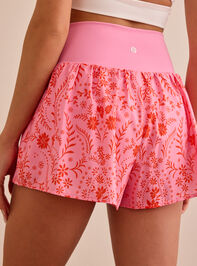 In Motion Floral Crossover Shorts Detail 4 - AS Kids