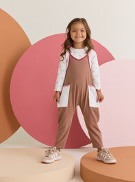 Floral Hang Tough Mini Jumpsuit - AS Kids