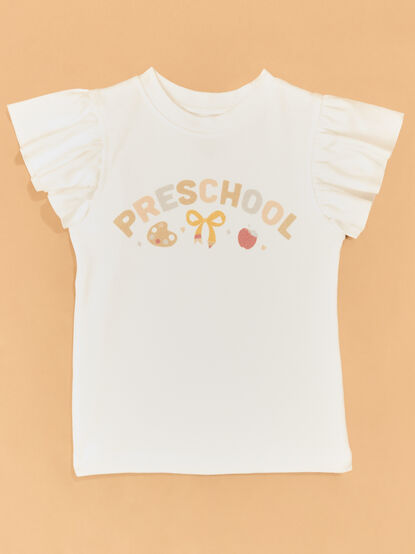 Flutter Sleeve PreK Tee - AS Kids