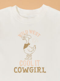 Cool It Cowgirl Tee Detail 2 - ALTAR'D STATE KIDS