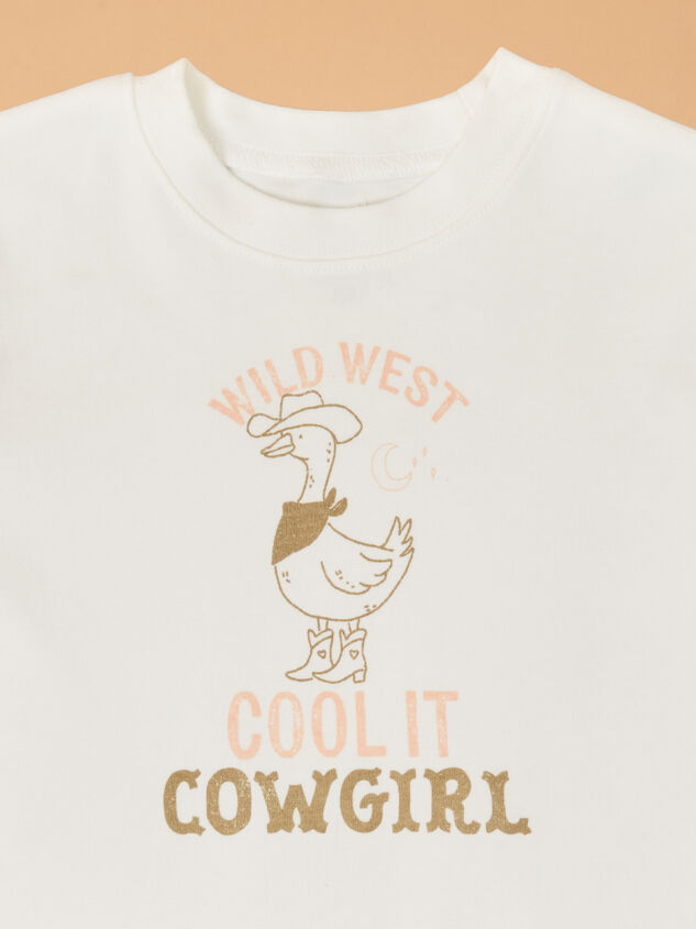 Cool It Cowgirl Tee Detail 2 - ALTAR'D STATE KIDS