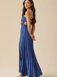 Nellie Satin Maxi Dress Detail 3 - AS Kids