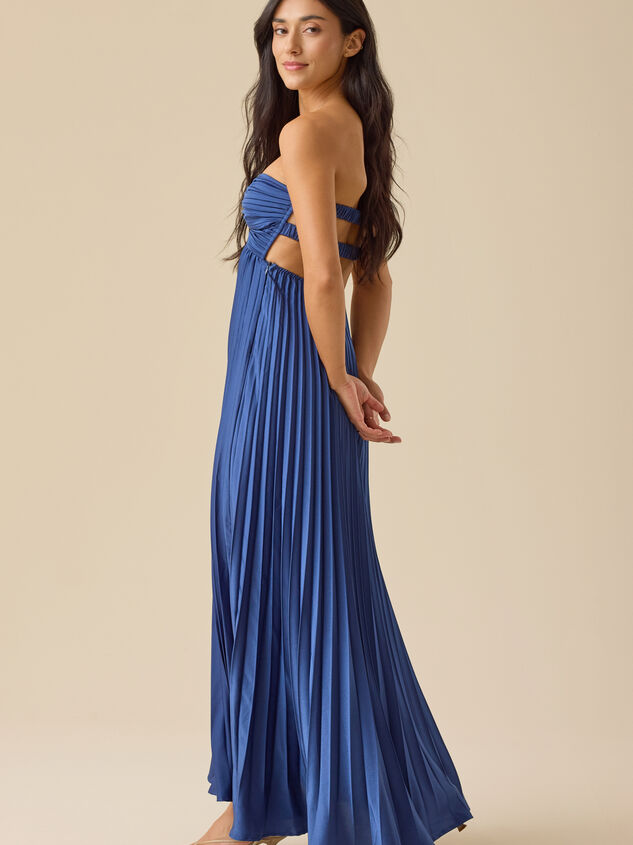 Nellie Satin Maxi Dress Detail 3 - AS Kids