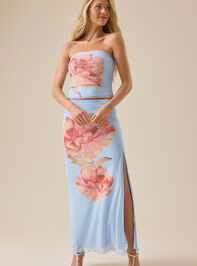 Emelia Floral Mesh Midi Skirt - ALTAR'D STATE KIDS