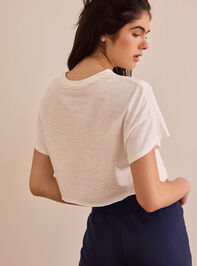 Varsity USA Cropped Tee Detail 5 - ALTAR'D STATE KIDS