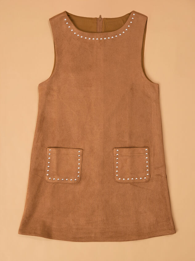 Carie Jumper Suede Dress Youth Set Detail 5 - AS Kids