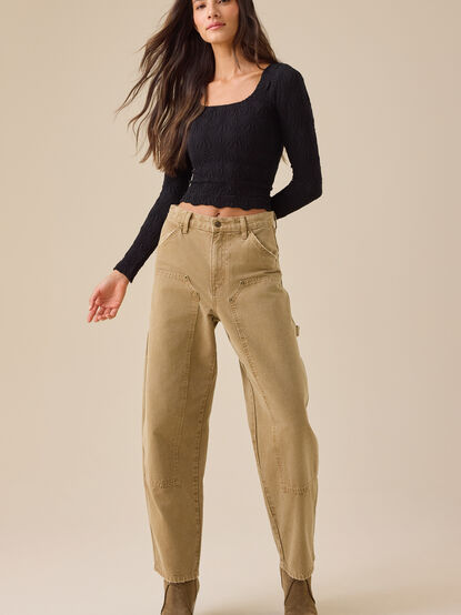 Blaire Seamless Floral Long Sleeve Cami - ALTAR'D STATE KIDS