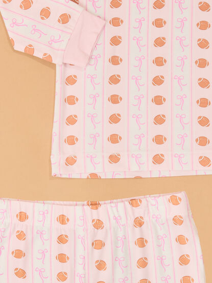 Game Day Darling Long Sleeve Lounge Set - AS Kids