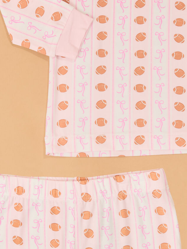 Game Day Darling Long Sleeve Lounge Set Detail 2 - AS Kids