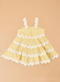 Ruby Ric Rac Toddler Dress Detail 3 - ALTAR'D STATE KIDS