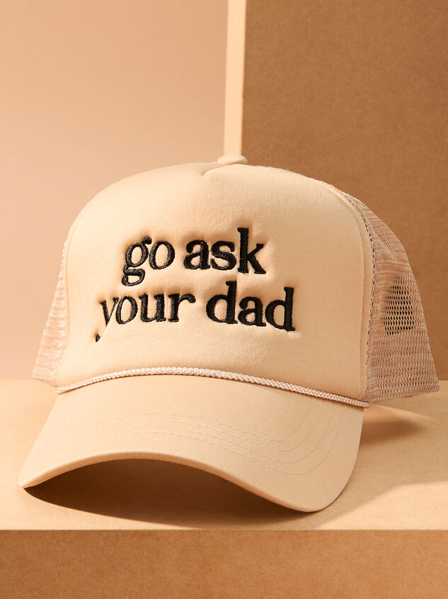 Go Ask Your Dad Embroidered Hat - ALTAR'D STATE KIDS