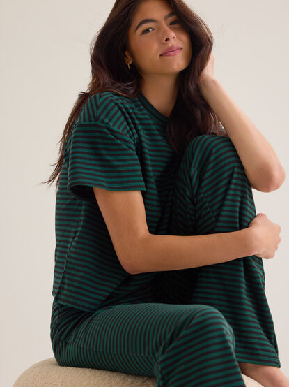 Alaya Stripe Lounge Top - AS Kids
