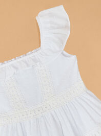 Zoey Clip Dot Lace Dress Detail 2 - AS Kids