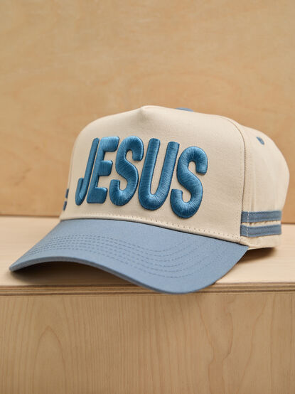 Jesus Striped Trucker Hat - AS Kids