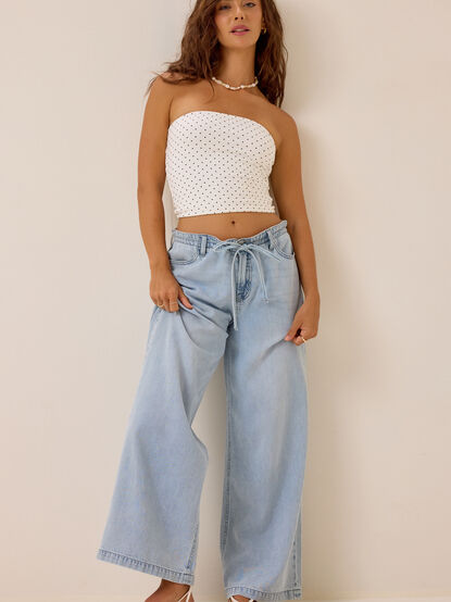 Scottie Dot Cropped Tube - AS Kids