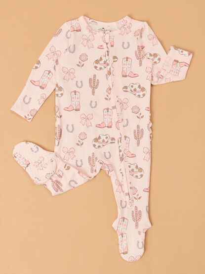 Darlin' Cowgirl Footie - AS Kids