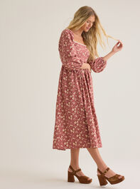Beth Floral Midi Dress Detail 3 - AS Kids