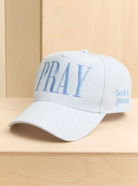 Blue Striped Pray Hat - ALTAR'D STATE KIDS