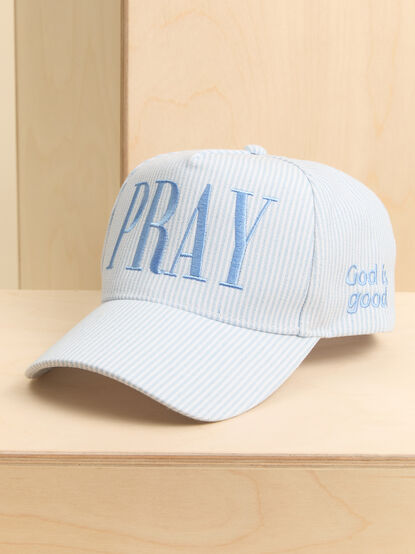 Blue Striped Pray Hat - ALTAR'D STATE KIDS