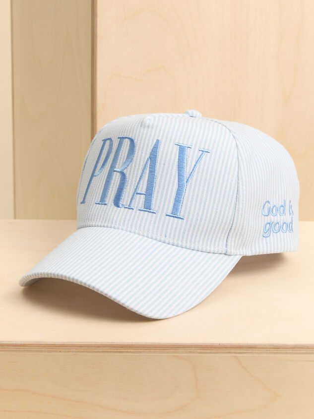 Blue Striped Pray Hat - ALTAR'D STATE KIDS