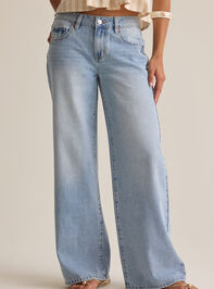 Sydney Low Rise Wide Leg Jeans Detail 3 - AS Kids