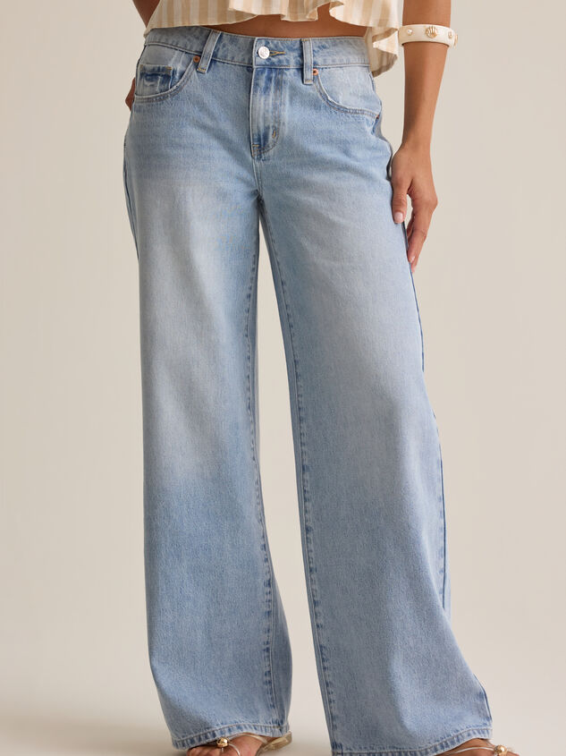 Sydney Low Rise Wide Leg Jeans Detail 3 - AS Kids
