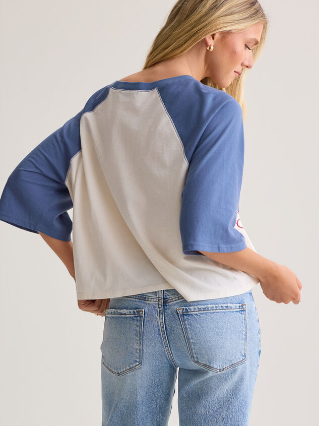 New York 87 Raglan Tee Detail 5 - AS Kids