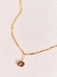 18K Polly Paperclip Necklace Detail 2 - AS Kids