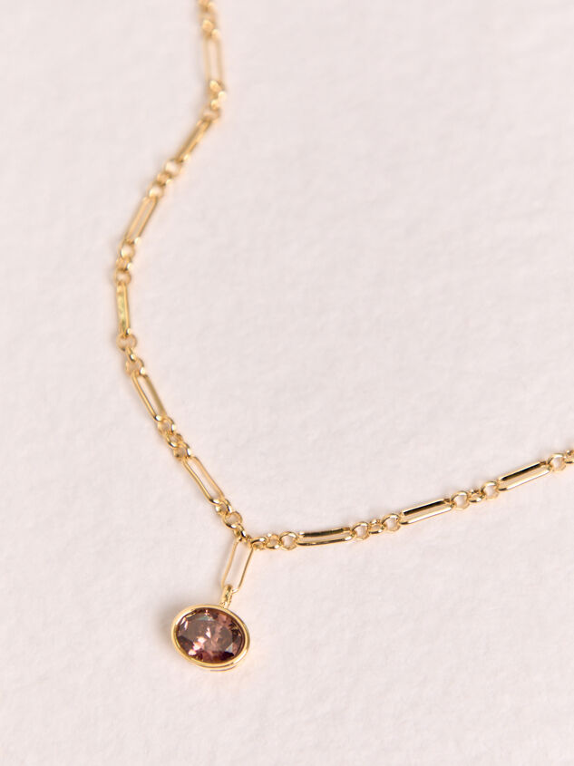 18K Polly Paperclip Necklace Detail 2 - AS Kids