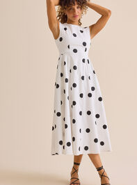 Eloria Polka Dot Maxi Dress Detail 4 - ALTAR'D STATE KIDS