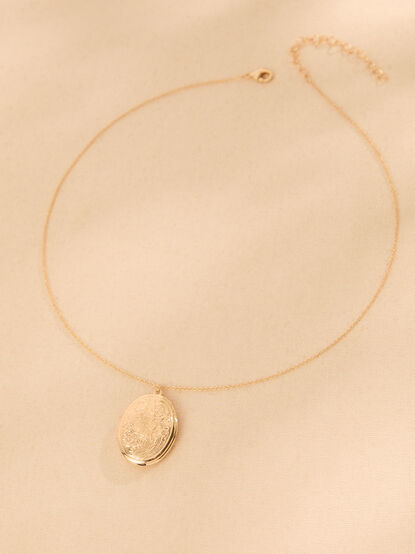 Oval Locket Necklace - ALTAR'D STATE KIDS