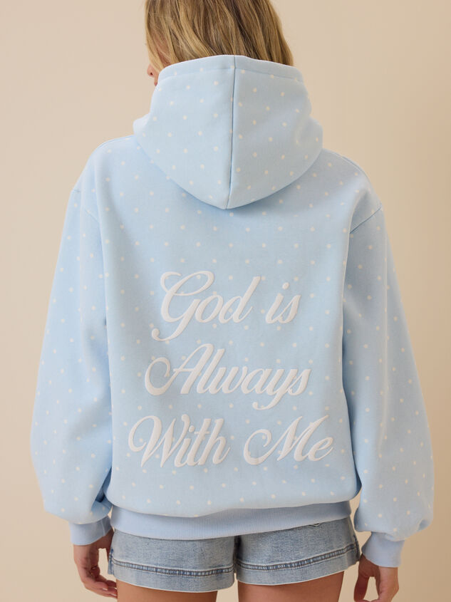 God Is With Me Hoodie Detail 6 - ALTAR'D STATE KIDS