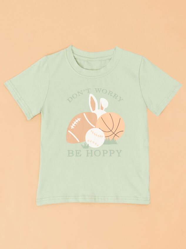 Don't Worry be Hoppy Graphic Tee Detail 2 - ALTAR'D STATE KIDS